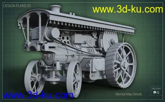3D打印模型Traction Engine的图片