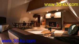 3D打印模型Triangle Cabin的图片