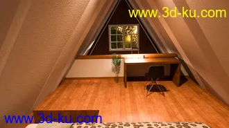 3D打印模型Triangle Cabin的图片