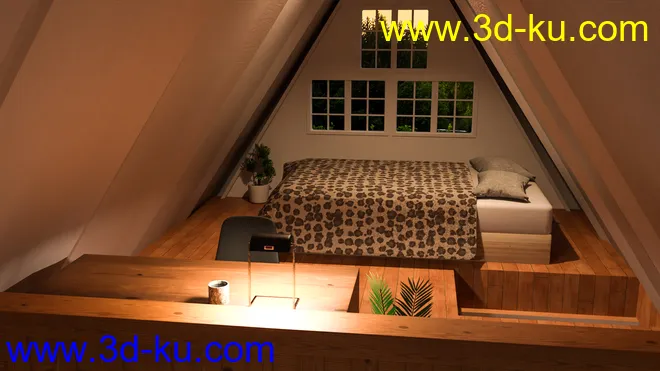Triangle Cabin模型的图片5