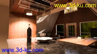 3D打印模型Triangle Cabin的图片