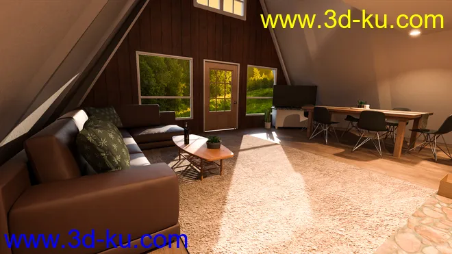 Triangle Cabin模型的图片10
