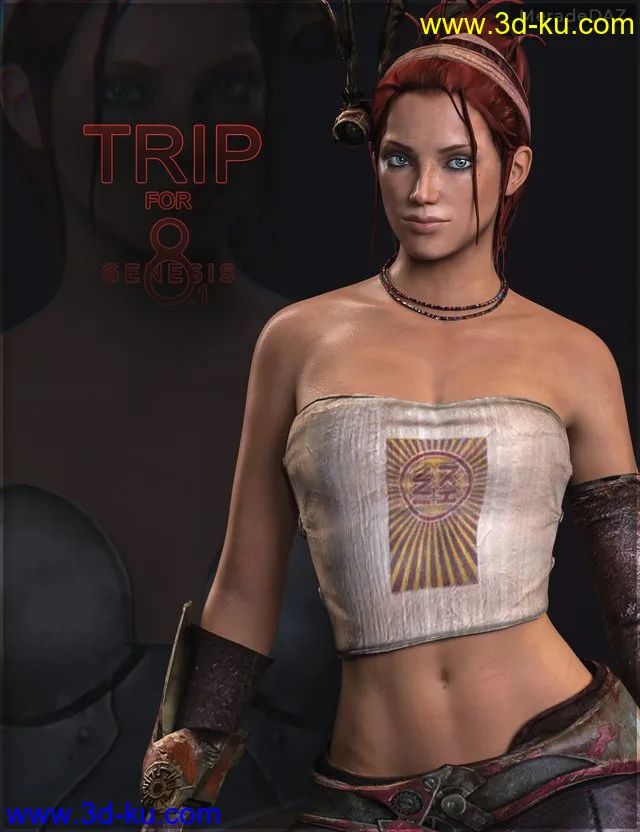 Trip for Genesis 8 and 8.1 Female模型的图片1