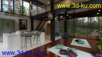 3D打印模型Tropical Chalet的图片