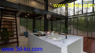 3D打印模型Tropical Chalet的图片