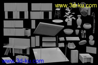 3D打印模型Tropical Chalet的图片