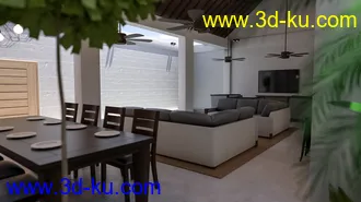 3D打印模型Tropical Commons的图片