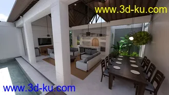 3D打印模型Tropical Commons的图片