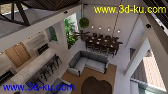 3D打印模型Tropical Commons的图片