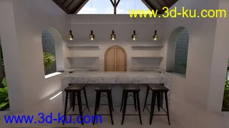 3D打印模型Tropical Commons的图片