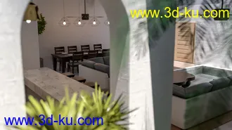 3D打印模型Tropical Commons的图片