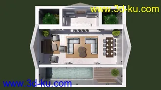 3D打印模型Tropical Commons的图片