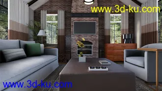 3D打印模型Tropical Oasis Lounge的图片