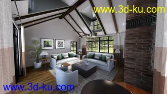 3D打印模型Tropical Oasis Lounge的图片