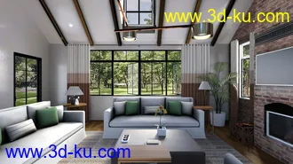 3D打印模型Tropical Oasis Lounge的图片
