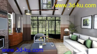 3D打印模型Tropical Oasis Lounge的图片