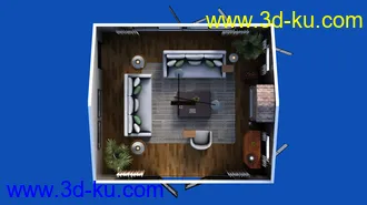 3D打印模型Tropical Oasis Lounge的图片