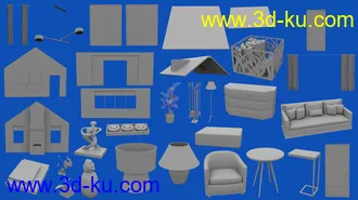 3D打印模型Tropical Oasis Lounge的图片
