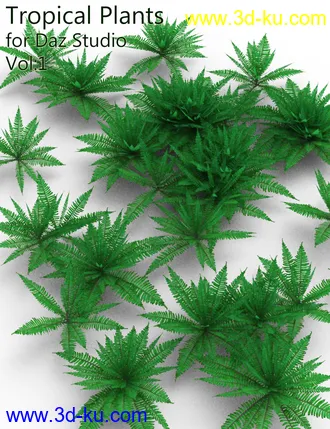 3D打印模型Tropical Plants for Daz Studio and Iray Vol.1的图片