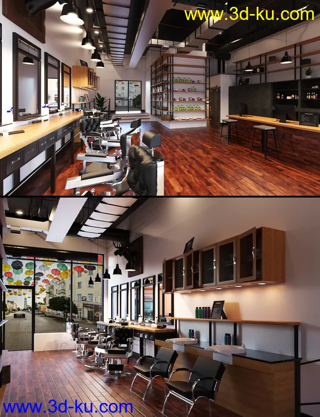 TS Barber Shop模型的图片1