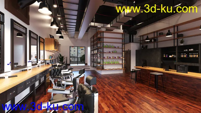 TS Barber Shop模型的图片2