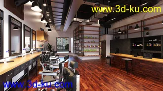 3D打印模型TS Barber Shop的图片
