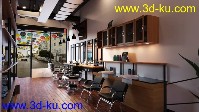 TS Barber Shop模型的图片5