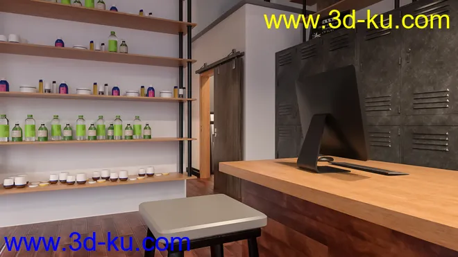 TS Barber Shop模型的图片9