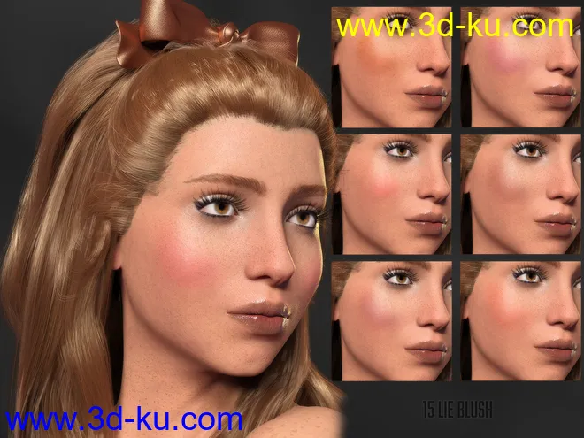 Twizted Makeup Merchant Resource for Genesis 8.1 Female模型的图片4