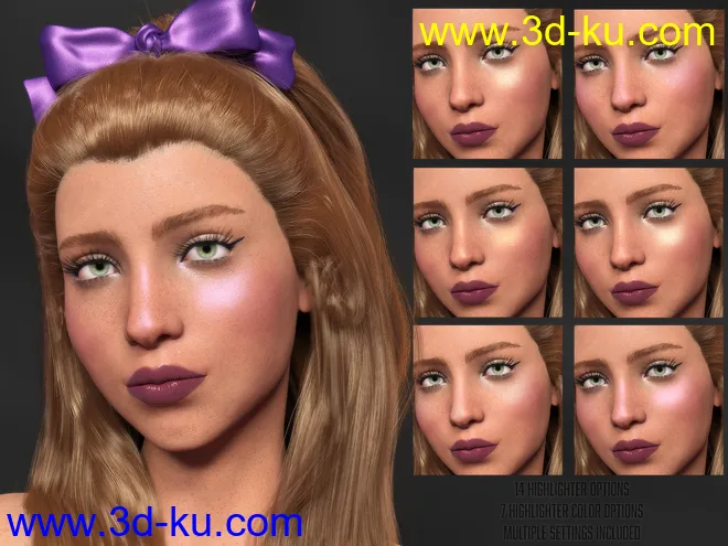 Twizted Makeup Merchant Resource for Genesis 8.1 Female模型的图片5