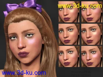 3D打印模型Twizted Makeup Merchant Resource for Genesis 8.1 Female的图片