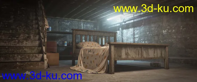 Ultimate dForce Bed 2模型的图片5