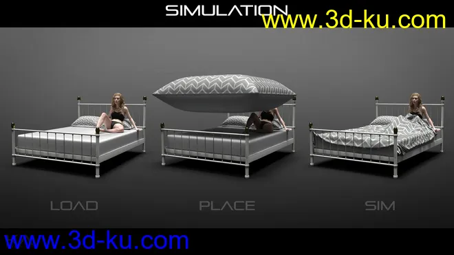 Ultimate dForce Bed 2模型的图片10
