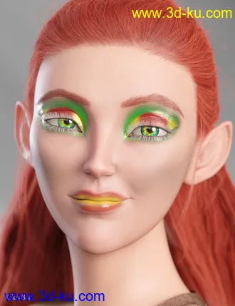 3D打印模型Ultimate PBR Shader Makeup for Genesis 8.1 Females的图片
