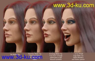 3D打印模型Ultimate PBR Shader Makeup for Genesis 8.1 Females的图片