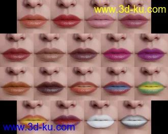 3D打印模型Ultimate PBR Shader Makeup for Genesis 8.1 Females的图片