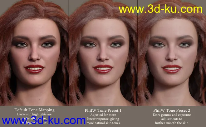 Ultimate PBR Shader Makeup for Genesis 8.1 Females模型的图片10
