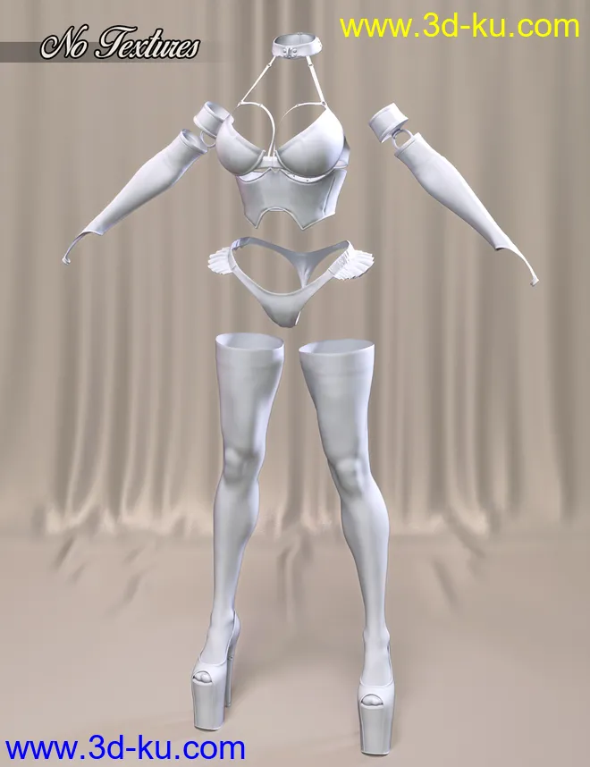 Umbra Outfit for Genesis 8 and 8.1 Females模型的图片9