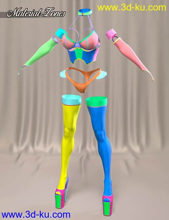 Umbra Outfit for Genesis 8 and 8.1 Females模型的图片11