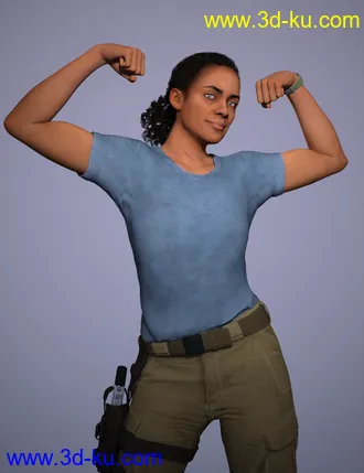 3D打印模型Uncharted Lost Legacy Nadine Ross的图片