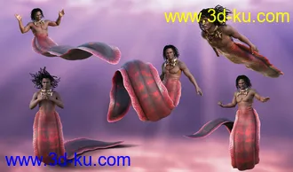 3D打印模型Underwater Creature Poses for Zale 8.1的图片