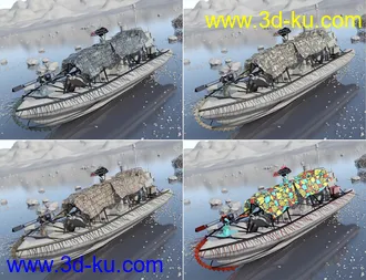 3D打印模型Uniforms for McBoaty Lifeboat Texture Add-On的图片