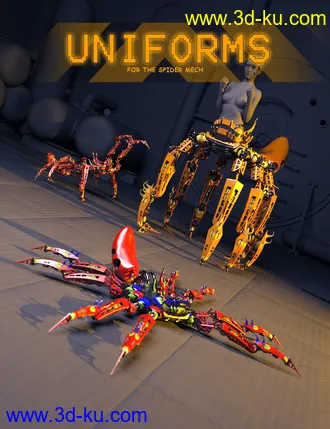 3D打印模型Uniforms for the Spider Mech的图片
