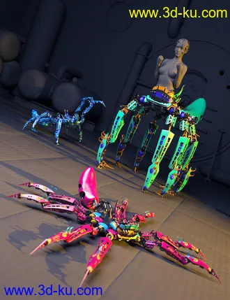 3D打印模型Uniforms for the Spider Mech的图片