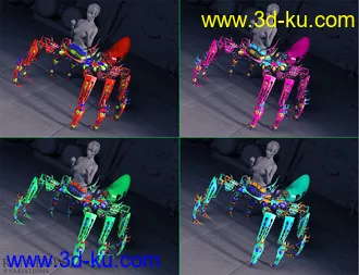 3D打印模型Uniforms for the Spider Mech的图片