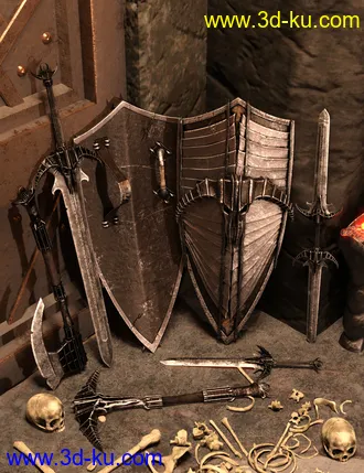 3D打印模型Vaelrog Weapons Collection的图片