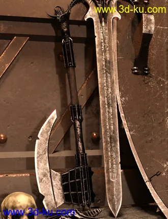 3D打印模型Vaelrog Weapons Collection的图片