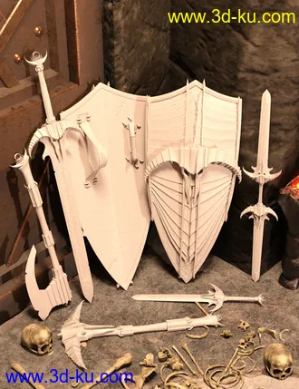 3D打印模型Vaelrog Weapons Collection的图片