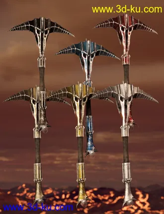 3D打印模型Vaelrog Weapons Collection的图片