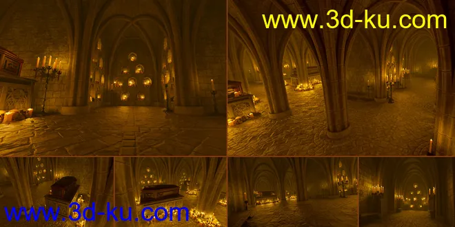 Vampire Crypt and Props模型的图片6